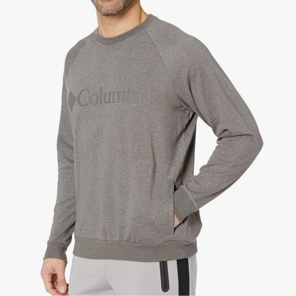 Columbia Other - Columbia Cypress Gray 3X Crewneck Bugasweat Sweatshirt Outdoorsy Layer